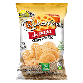 Pasabocas Chicharrines De Papa Natural Paquete x 25 gr  