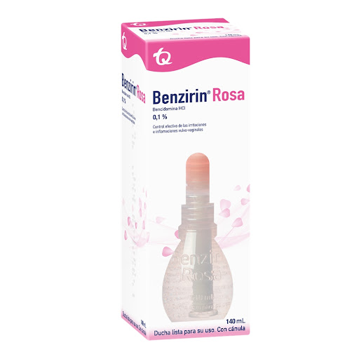 Benzirin Rosa Bencidamina HCI 0.1% Tecnoquímicas Frasco x 140 ml