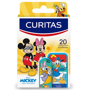 Curitas para Niños Mickey Friends Caja x 20 und  