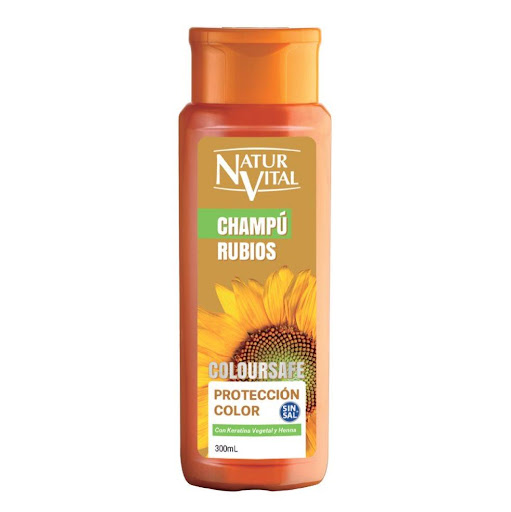Champú Naturvital Coloursafe Rubio x 300 mL NATURVITAL Frasco x 1 Und