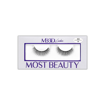 Pestañas Postizas Most Beauty Natural 3D16 x 1 Par  