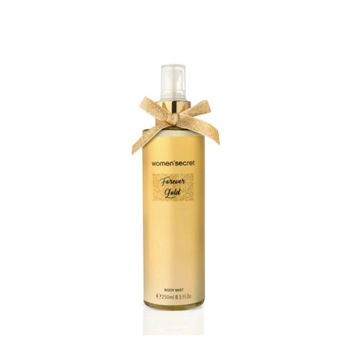 Body Mist Women Secret Forever Gold Splash  250ML WOMEN SECRET caja x 1 El Body Splash Forever Gold de Women Secret es un cóctel aromático afrutado-floral que te recordará el verano con un aroma combinado de frutas y flores exóticas.