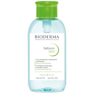 Solución Micelar Bioderma Sebium H2o x 500 ml  