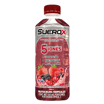 Suerox Frutos Rojos Con   Iones x 630 ml  