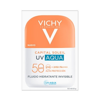 Protector Solar Vichy Capital Soleil Uv Aqua Sin Color Caja x 50 ml  