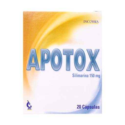 Apotox Silimarina 150 mg Incobra Caja x 20 Cápsulas