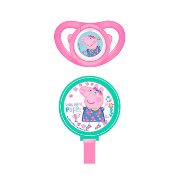 Solo Online Chupo Peppa Pig Con Tapa   Y Agarraderocolor Rosado X 1 Unidad 