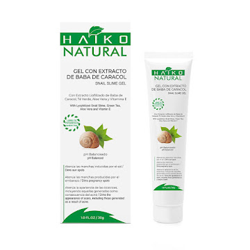 Gel HAIKO NATURAL con Extracto De Baba De Caracol Caja x 30 ml  