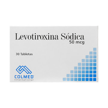 Levotiroxina Colmed 50 mcg Caja x 30 Tabletas  
