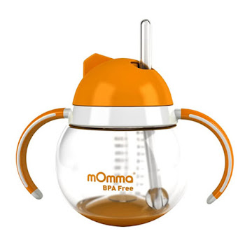 Solo Online Momma Taza Con Sorbeto   Agarraderas Naranja 
