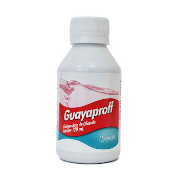 Guayaproff Guayacolato de Glicerilo 300mg/15ml Jarabe Frasco x 120 ml  