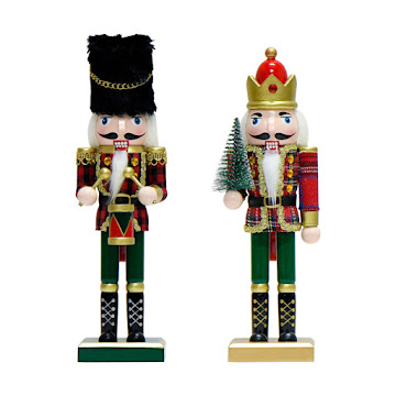 Adorno Navideño Mays De Cascanueces En Madera Surtido x 1 und  