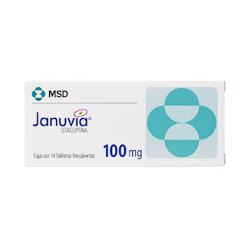 Januvia Sitagliptina 100 mg MSD Caja x 14 Tabletas  