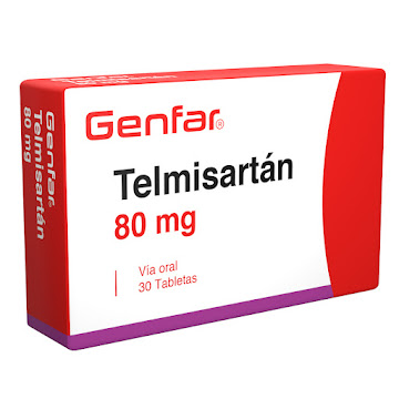 Telmisartán Genfar   80mg Tabletas Caja X30tab.                          