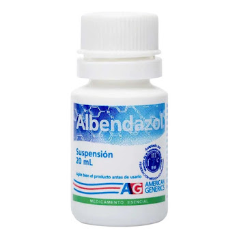 Albendazol AG 400 mg Frasco x 20 ml  