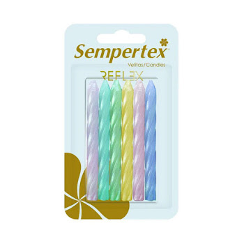 Velitas Sempertex   Espiral Colores Pastel x 6 und  