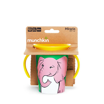Vaso Con Asas Munchink   Miracle 360 6oz X 1 Unidad 
