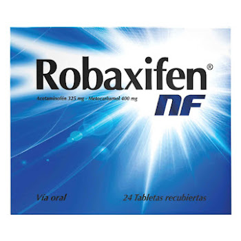 Robaxifen Nf Acetaminofén + Metocarbamol 325mg/400mg Haleon Caja x 24 Tabletas  