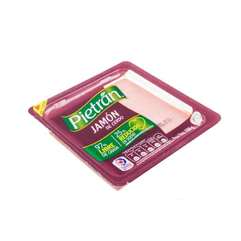 Jamón Pietrán Estándar Libre De Grasa Reducido En Sodio x 230 gr  