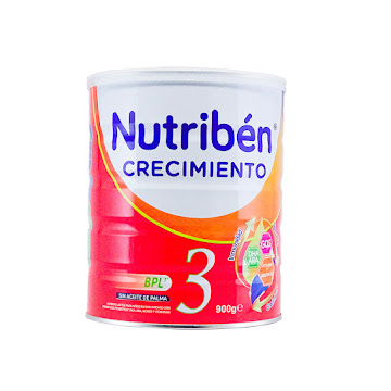 Fórmula Crecimiento Nutribén Láctea 3 x 900 gr  