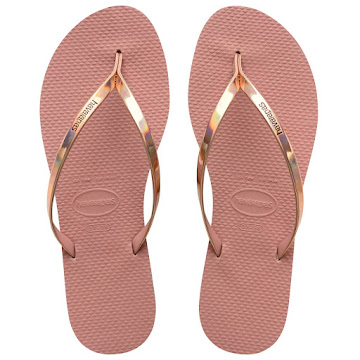 Sandalias Havaianas You   Metallic Rosa T39-40 x 1 par 