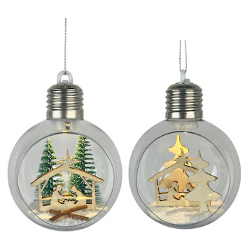 Colgante Noritex Bola Con Luz Modelo Surtido x 1 und  