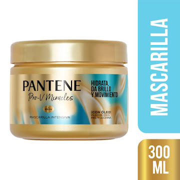 //Mascarilla Pantene Pro-V Miracles Hidrata, Brillo, y Movimiento x300 ml  
