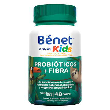 Benet Gomas Kids Probióticos + Fibra Frasco x 48 und undefined