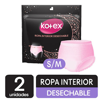 Ropa Interior Desechable Kotex S/M x 2 und undefined