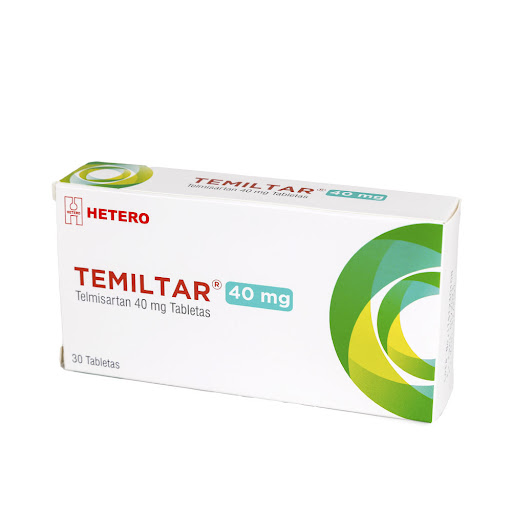 Temiltar Telmisartan 40mg Caja x 30 Tabletas