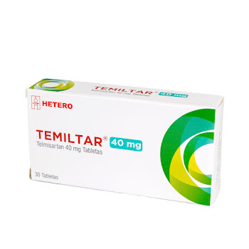 Temiltar Telmisartan 40mg Caja x 30 Tabletas  