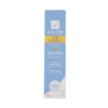 Gel Kelo-Cote UV Para Cicatrices Tubo Caja x 15 gr  