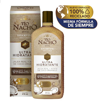 Shampoo Capilar Tío Nacho Ultrahidratante Coco x 415 ml  