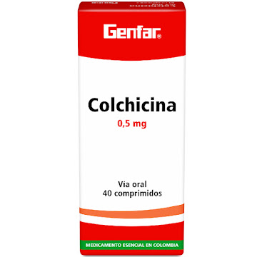 Colchicina Genfar 0.5 mg Caja x 40 Comprimidos  