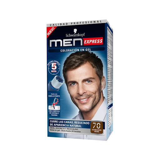 Tinte Men Express 70 Castaño Oscuro Natural x 1 und
