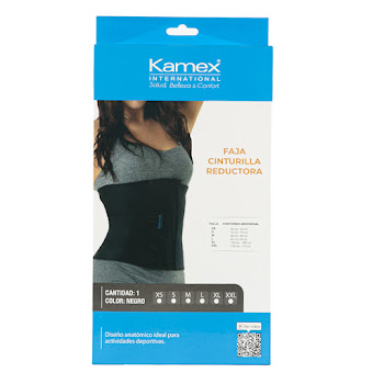 Faja Reductora Kamex Talla L Negro x 1 und  