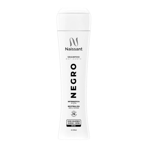 SHAMPOO MATIZANTE NAISSANT NEGRO X 300ML NAISSANT ENVASE 300ML x 1 Dale a tu melena el cuidado que se merece con nuestra coloración semi-permanente sin amoníaco, sin peróxido, y sin DMDM Hydantoin.

Con un pH balanceado para un efecto natural y duradero, esta versión