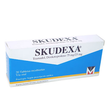 Skudexa Tramadol + Dexketroprofeno 75mg/25mg Menarini Caja x 20 Tabletas  