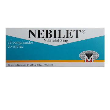 Nebilet Nebivolol 5 mg Menarini Caja x 28 Comprimidos  