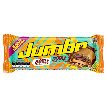 Chocolatina Jumbo Doble Doble Edición Limitada x 180 gr  