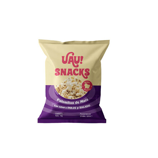 Crispetas UAU Dulces y   Saladas x 14 gr