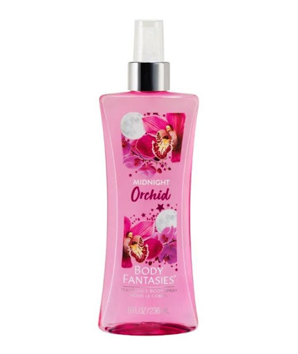 Body Fantasies Midnight Orchid 236 ml Body Fantasies EDT x 1 Esta fragancia corporal es una deliciosa poción de alegría construida alrededor de un misterioso corazón floral de orquídea. Es una fragancia floral emblemática para todas las mujeres de espíritu libr