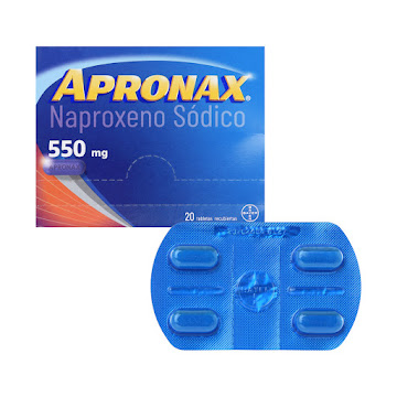 Apronax Naproxeno 550 mg Bayer Fracción Blíster x 4 Tabletas  