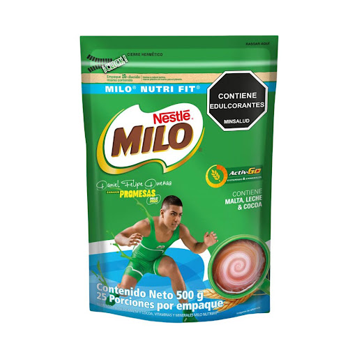 Bebida en polvo MILO NUTRI-FIT Menos Azúcares Bolsa x 500 g