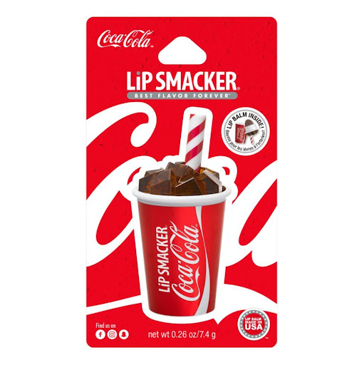 Bálsamo Labial Lip Smacker - Coca Cola Cup - 7.4 gr Lip Smacker Bálsamo labial individual - Coca Cola Cup x 1 ¡Labios suaves, hidratados y con sabor irresistible!

Lip Smacker es el bálsamo labial perfecto para cuidar tus labios mientras disfrutas de sabores divertidos y únicos. Su fórmula ligera con humectan
