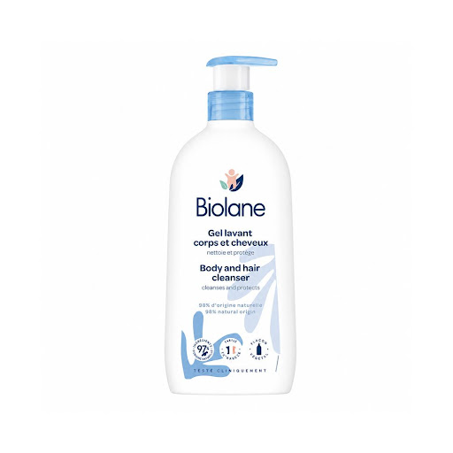 Solución Limpiadora Biolane De Cuerpo Y Cabello Frasco x 750 ml