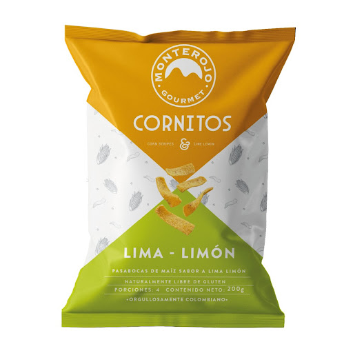 Cornitos Lima Limón Monterojo Bolsa x 200 gr