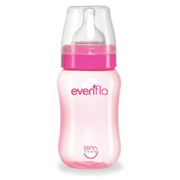 Solo Online Biberon Evenflo Cuello   Ancho Color Rosado 9 Oz 