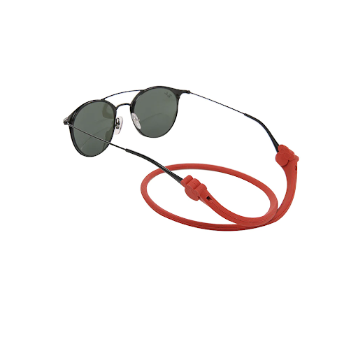 Cordón Gafas Sajú Silicona Rojo x 1 und