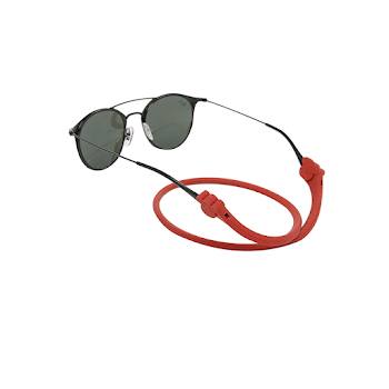 Cordón Gafas Sajú Silicona Rojo x 1 und  